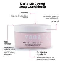 Load image into Gallery viewer, Make Me Strong Deep Conditioning Hibiscus Mask with Argan &amp; Black Cumin Oil (250mls)